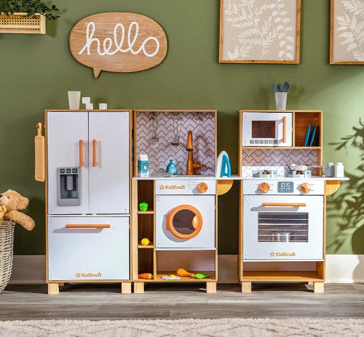 מטבח אלקטרוני ערבה מעץ לילדים 20372