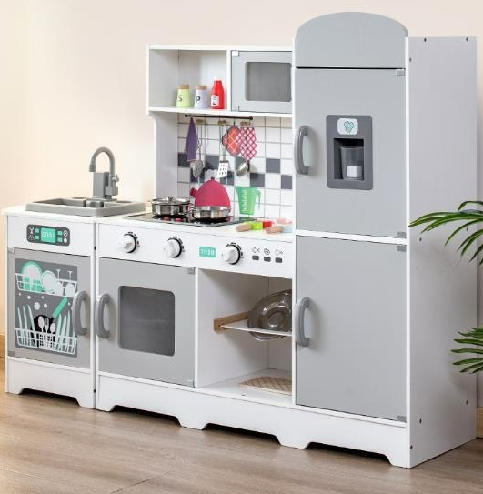 מטבח אלקטרוני ניר מעץ לילדים W10C610