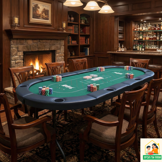 שולחן פוקר גדול 8 מקומות ישיבה מקט 221013565578795