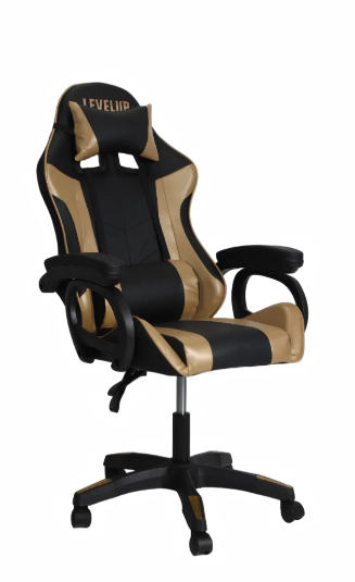 LEVEL UP כיסא גיימינג מקצועי זהב