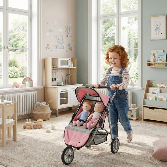 עגלת תאומים איכותית לבובות