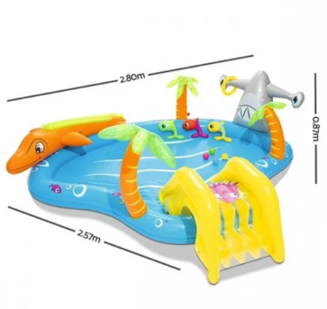 בריכה לילדים - דולפין וכריש