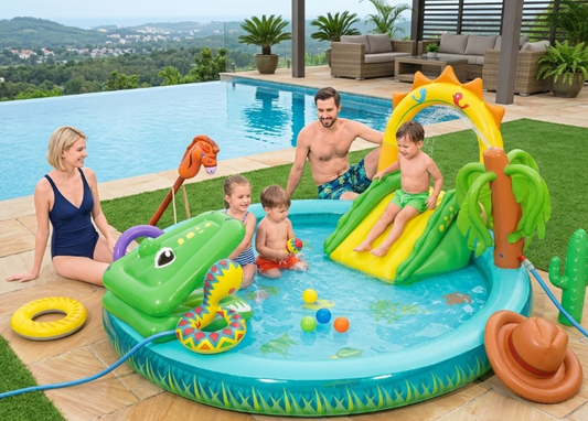 בריכת הקרוקודיל המטורפת של הקיץ! - משחק, מים וכיף בלי סוף 53166
