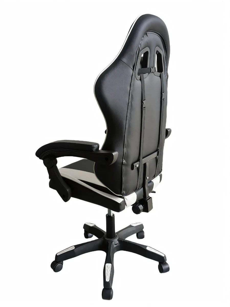 כיסא גיימינג לבן LEVEL UP 7008W - שמח עד הבית