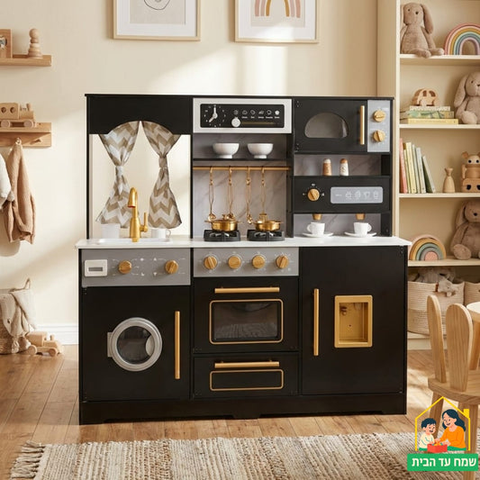 מטבח רפאל - מטבח עץ חלומי עם אורות, צלילים ושלל אביזרים