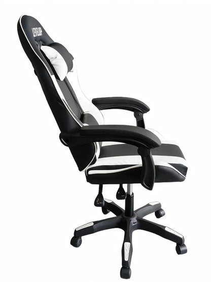 כיסא גיימינג לבן LEVEL UP 7008W - שמח עד הבית