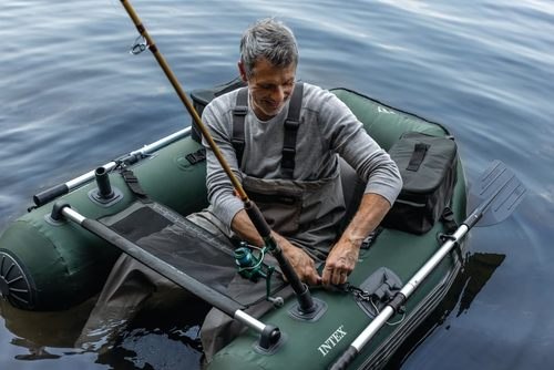 סירת דייג מתנפחת Big Catch Pro עם משוטים וסנפיר - שמח עד הבית (תמונה 5)