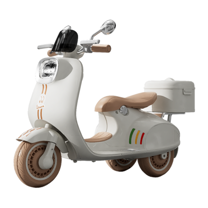 קטנוע חשמלי וינטאג' לילדים עם Bluetooth - שמח עד הבית