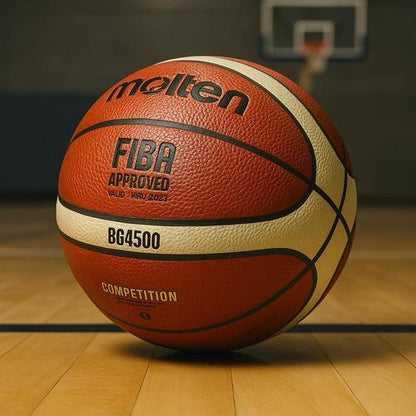 כדור כדורסל מידה 7 סינתטי מאושר FIBA לנוער ולמבוגרים - שמח עד הבית