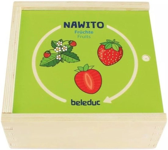 משחק הכרת הפירות 30 חלקים מעץ Cognito Beleduc