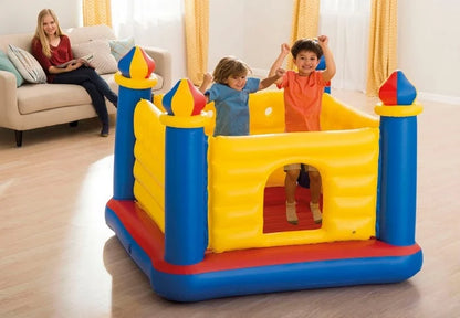 מתקן מתנפח קפיצה בעיצוב טירה INTEX - שמח עד הבית