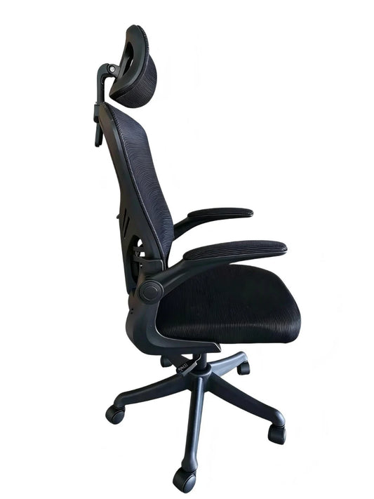 כיסא מנהלים ארגונומי LEVEL UP 616BLACK - שמח עד הבית