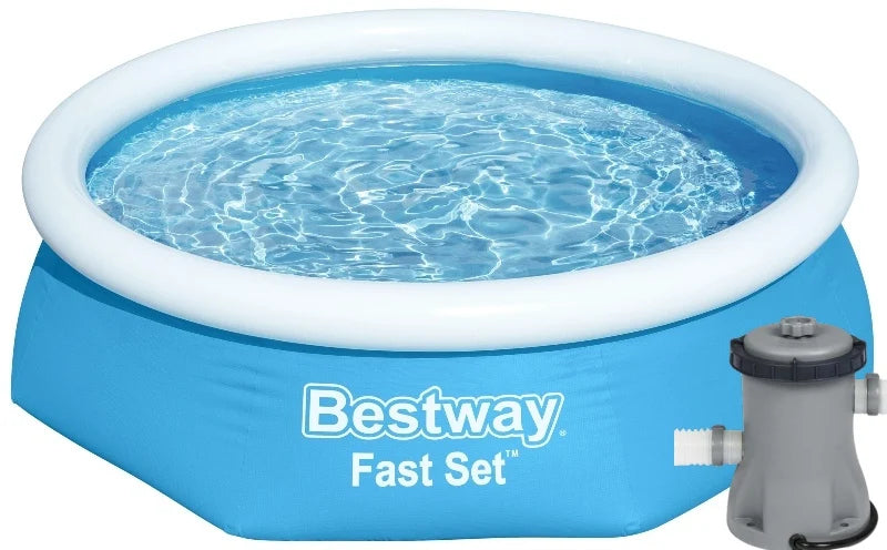 בריכה משפחתית 244X61 עם משאבת פילטר | BESTWAY | שמח עד הבית