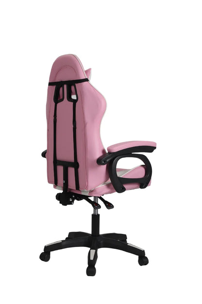 כיסא גיימינג ורוד LEVEL UP 2024-1P - שמח עד הבית