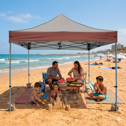 גזיבו נפתח 430x290 עם שטח צל רחב - שמח עד הבית (תמונה 4)