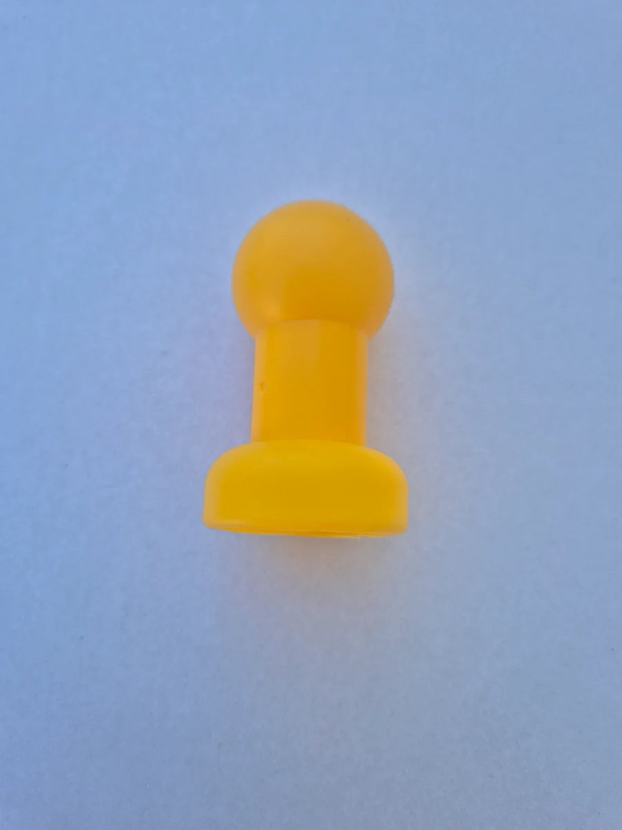 כוס מוט לטרמפולינה pole cup בצבע צהוב (קוטר 25 ממ) polecupyellow