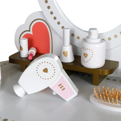 שידת איפור נופר צבע לבן W08H102B