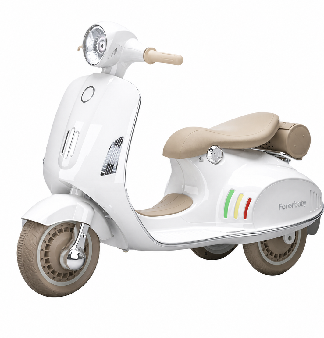 קטנוע חשמלי לילדים Vespa Vintage | BENO | שמח עד הבית