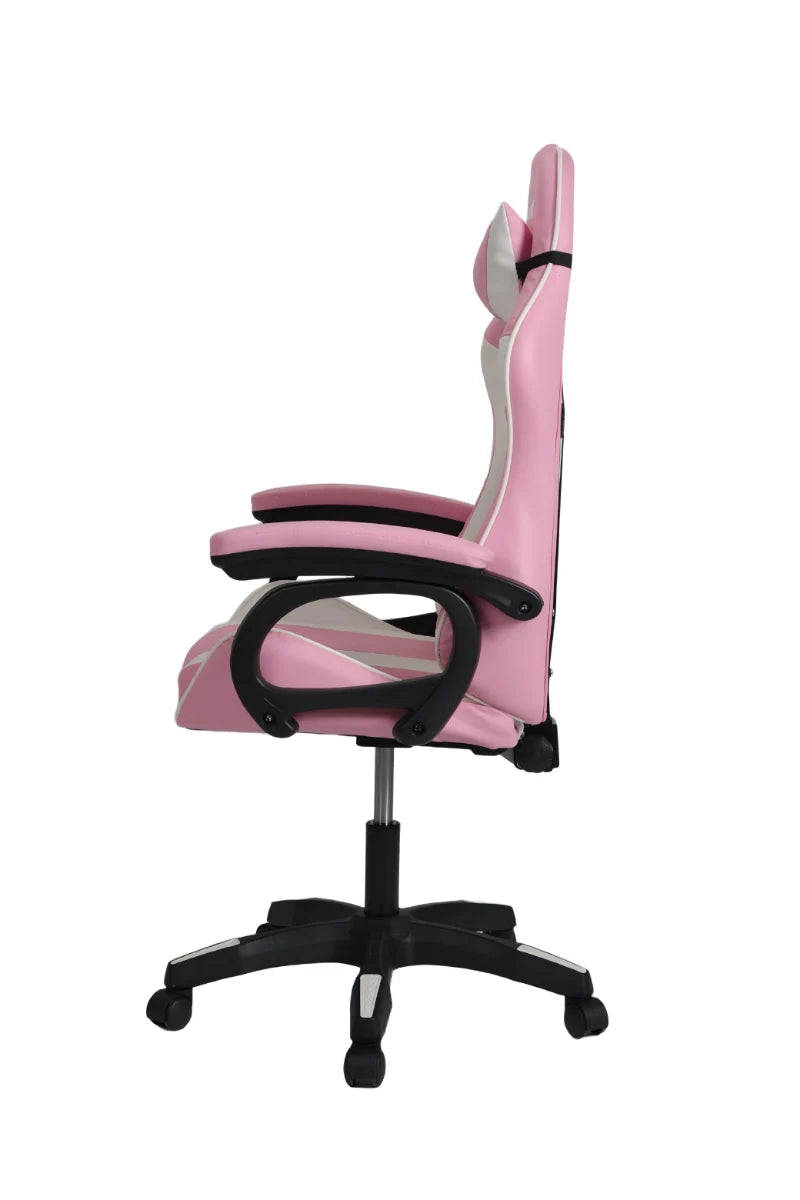 כיסא גיימינג ורוד LEVEL UP 2024-1P - שמח עד הבית