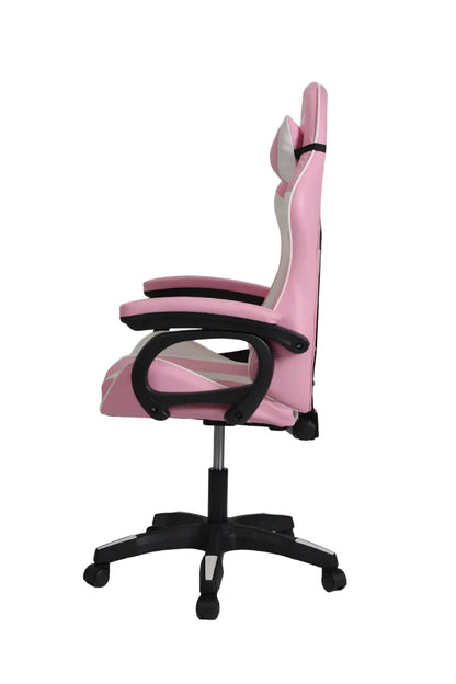 כיסא גיימינג ורוד LEVEL UP 2024-1P - שמח עד הבית