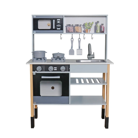 מטבח אלקטרוני אריאל מעץ לילדים W10C797F | שמח עד הבית