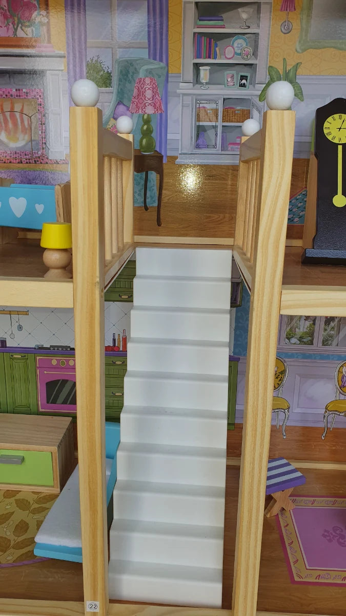 בית בובות מאיה מעץ לילדים W06A358