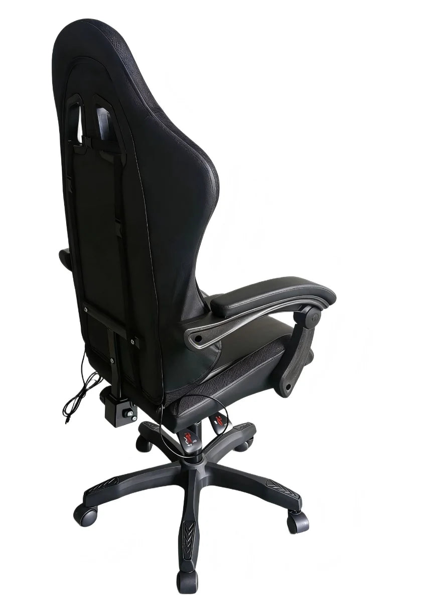 כיסא גיימינג LEVEL UP שחור עם תאורת RGB - שמח עד הבית