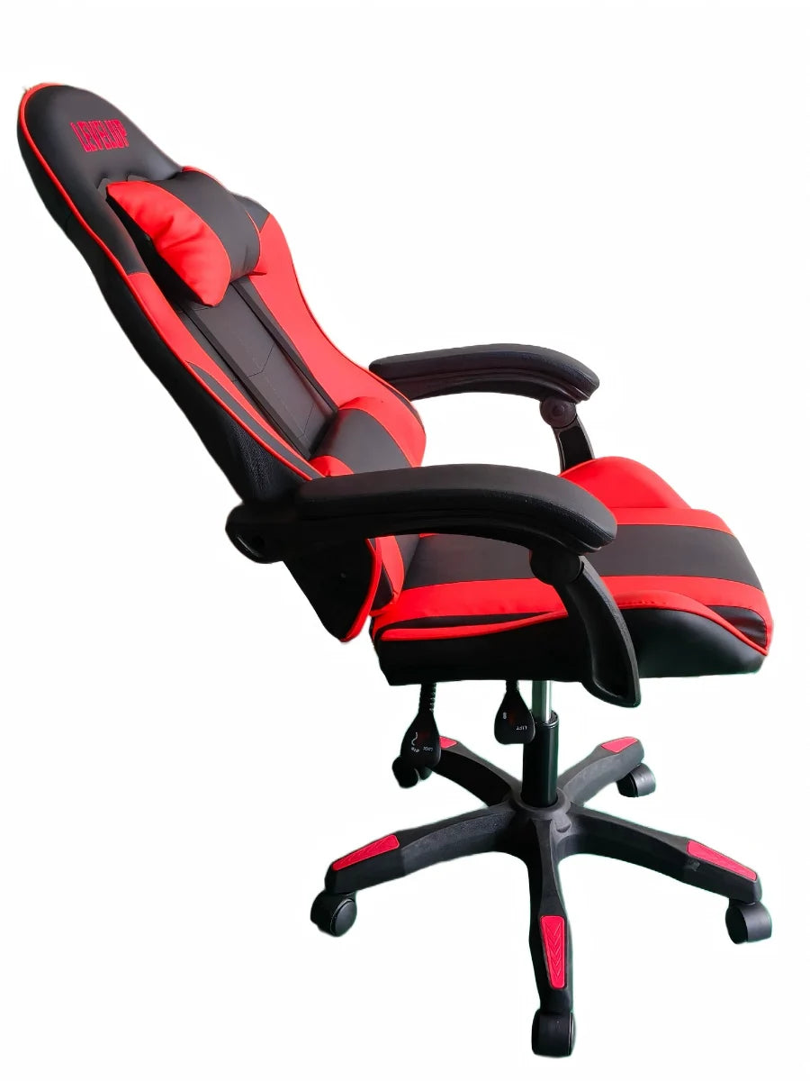 כיסא גיימינג אדום LEVEL UP 7008R - נוחות ארגונומית | שמח עד הבית