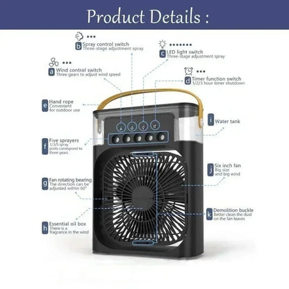 CoolMate 3in1 – מאוורר אישי קטן וחכם
