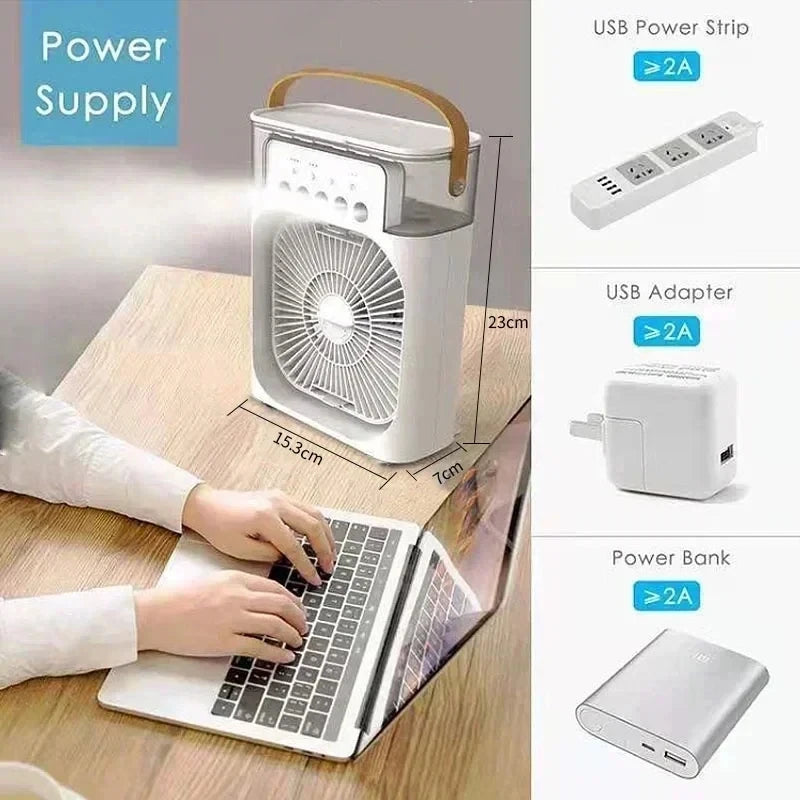 CoolMate 3in1 – מאוורר אישי קטן וחכם
