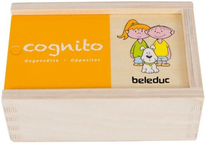 משחק הפכים 20 חלקים מעץ Cognito Beleduc