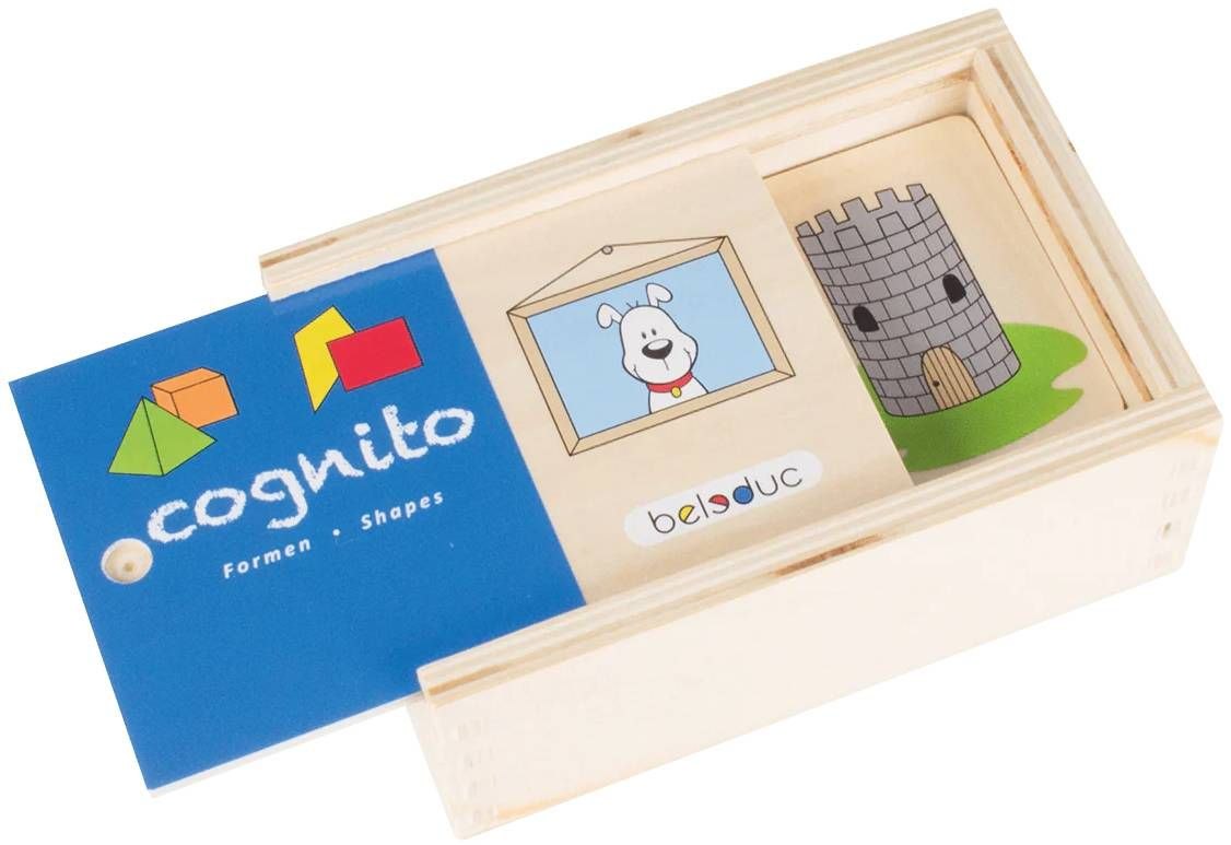משחק התאמת צורות 20 חלקים מעץ Cognito Beleduc