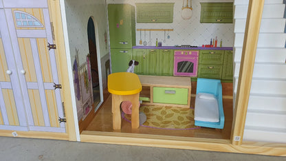 בית בובות מאיה מעץ לילדים W06A358