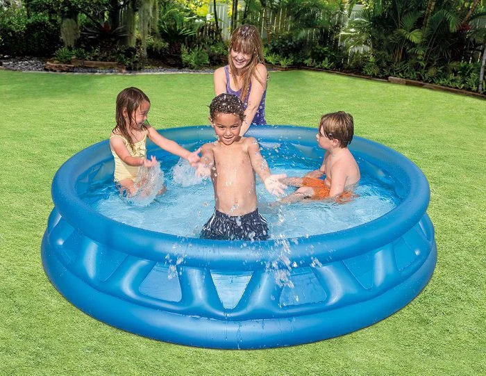בריכה מתנפחת INTEX 188 ס"מ - בריכה עגולה לילדים | שמח עד הבית