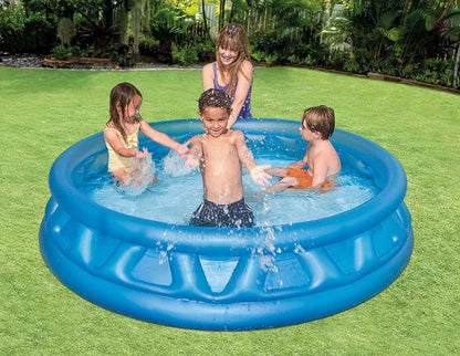 בריכה מתנפחת INTEX 188 ס"מ - בריכה עגולה לילדים | שמח עד הבית