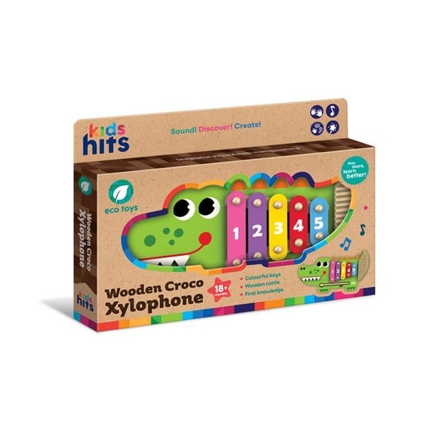 קסילופון תנין מעץ 51222 - תמונה 2
