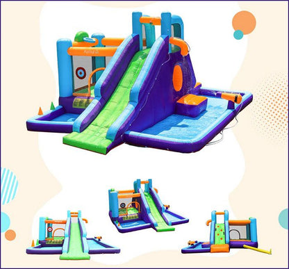 מתנפח מים עם מגלשה Doctor Dolphin W83024 - שמח עד הבית