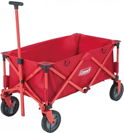 עגלת שטח מתקפלת עד 85 ק"ג עם 4 גלגלי גומי ושלד פלדה - שמח עד הבית