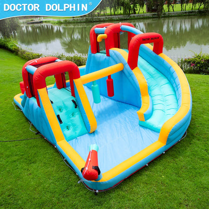 מתנפח מים ענק עם שתי מגלשות Doctor Dolphin - שמח עד הבית