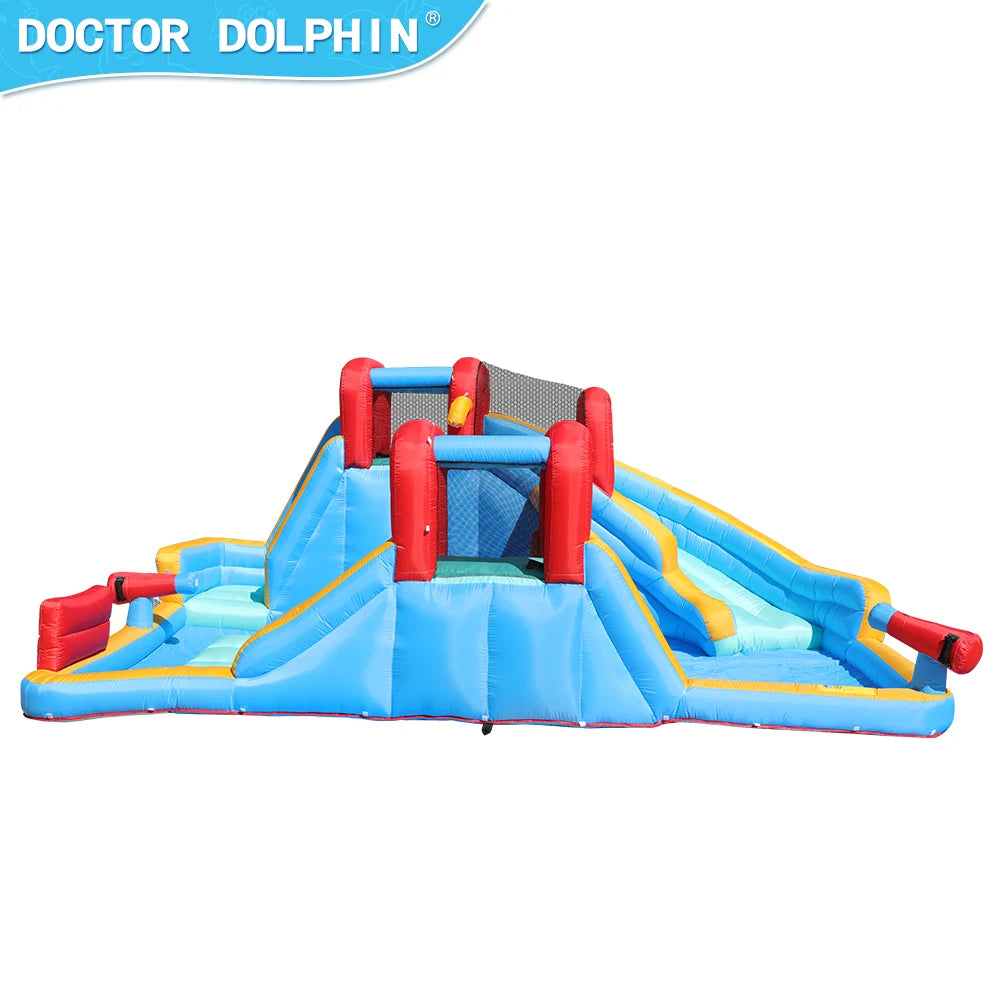 מתנפח מים ענק עם שתי מגלשות Doctor Dolphin - שמח עד הבית