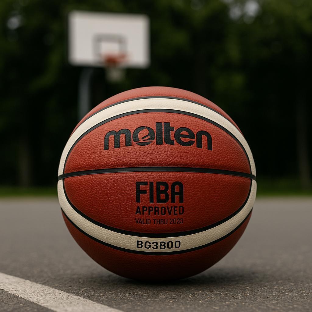 כדור כדורסל מידה 6 סינתטי מאושר FIBA לגילאי 12-15 - שמח עד הבית (תמונה 2)