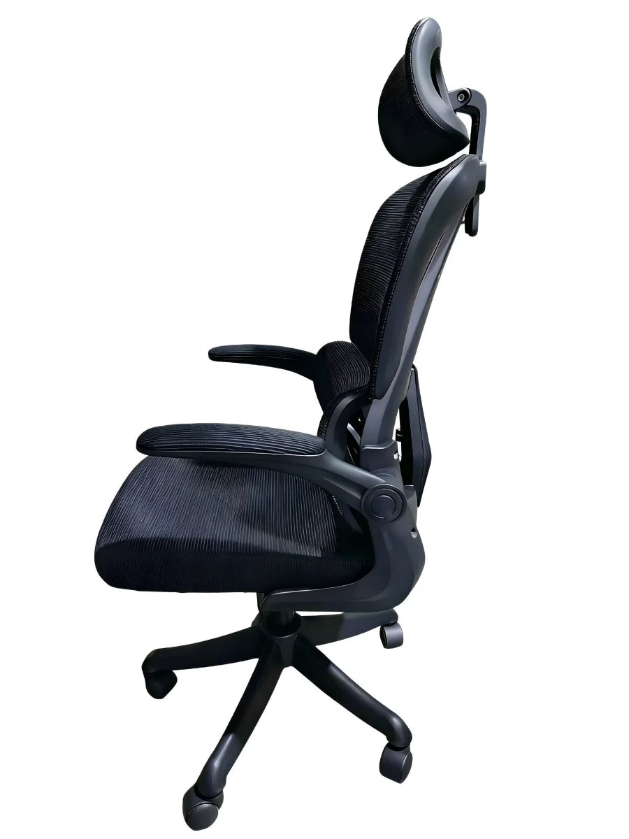 כיסא מנהלים ארגונומי LEVEL UP 419BLACK - שמח עד הבית