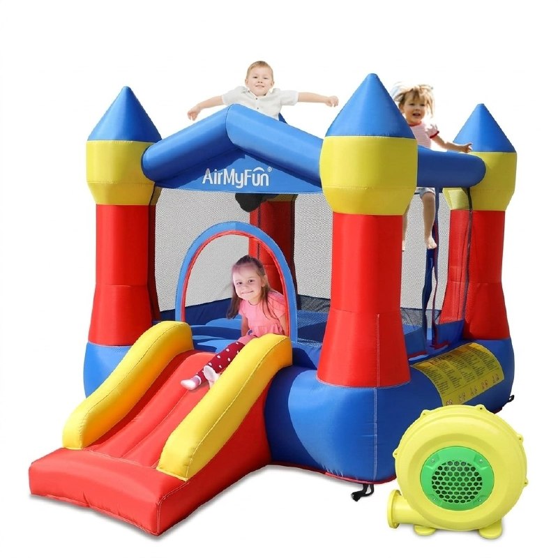 מתנפח קפיצה הטירה האדומה AIRMYFUN - שמח עד הבית D82011A