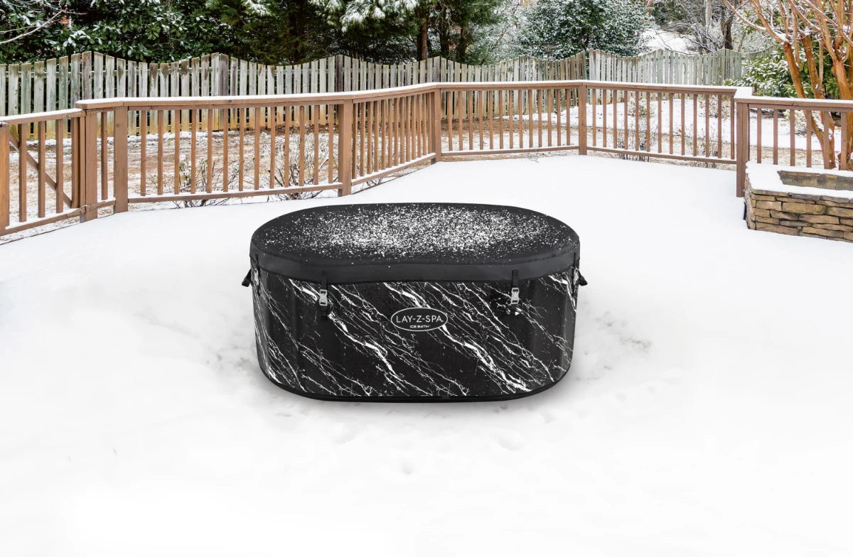 בריכת קרח מתנפחת + משאבת פילטר 330 גלון משאבת ניפוח + תיק (152X92X71 סמ) 6002Q מבית Bestway