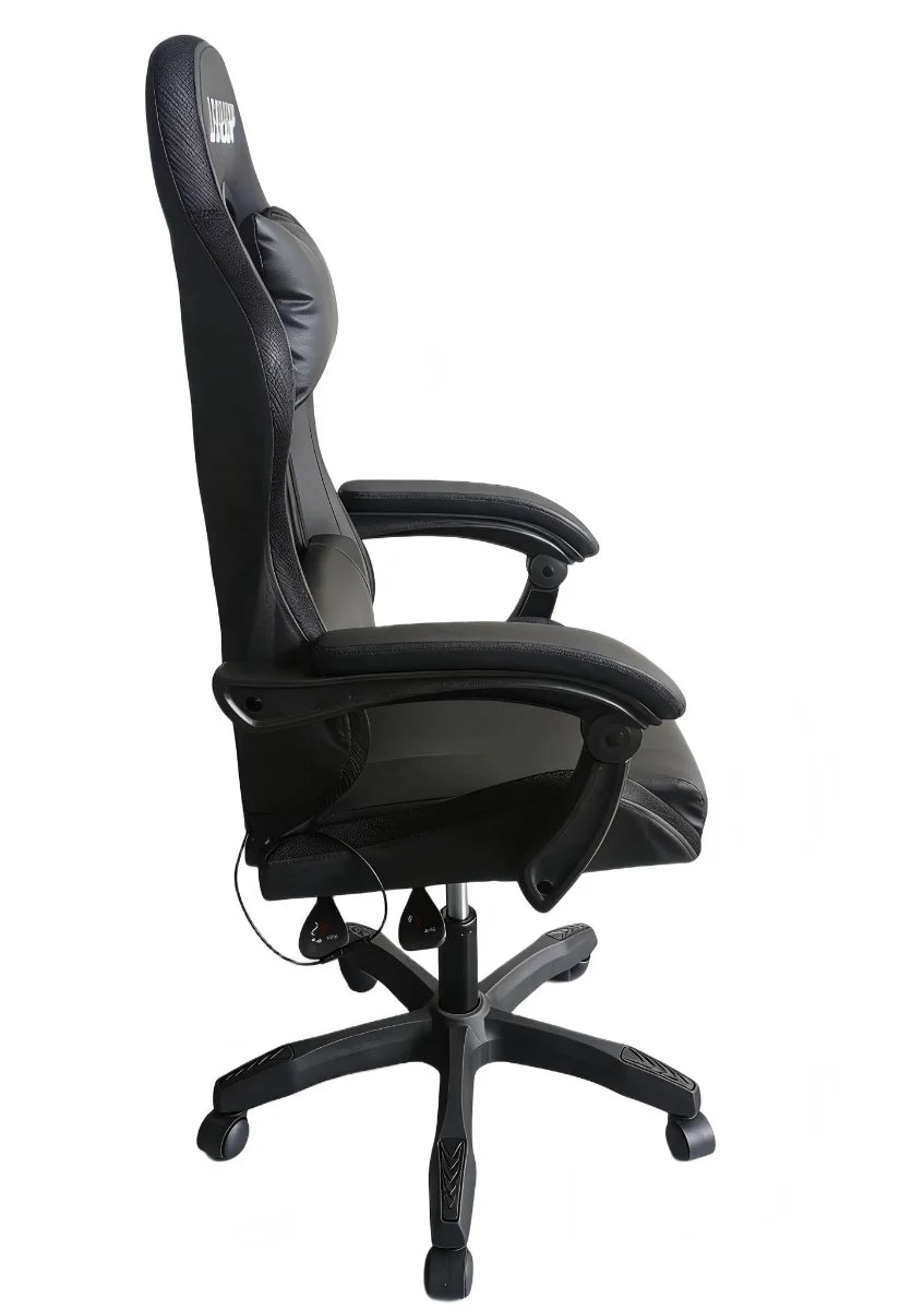 כיסא גיימינג LEVEL UP שחור עם תאורת RGB - שמח עד הבית