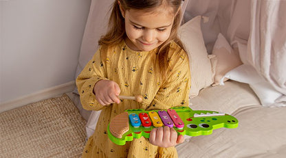 קסילופון תנין מעץ 51222 - תמונה 3