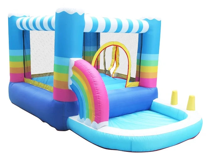 מתקן קפיצה מתנפח קשת בענן 62112 לחצר - שמח עד הבית