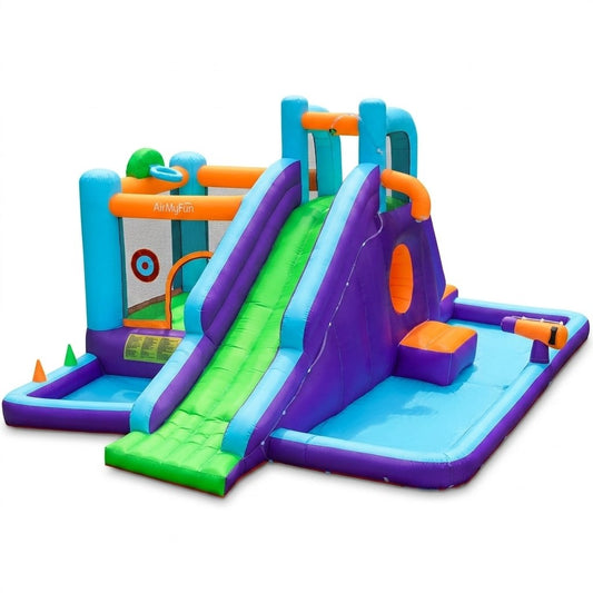 מתנפח מים עם מגלשה Doctor Dolphin W83024 - שמח עד הבית