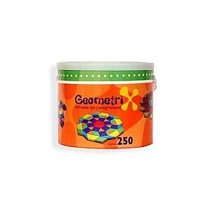 גאומטריקס דלי 250 חלקים מעץ לבנייה