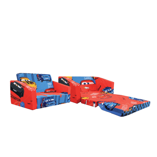 ספה נפתחת לילדים דגם מכוניות - שמח עד הבית